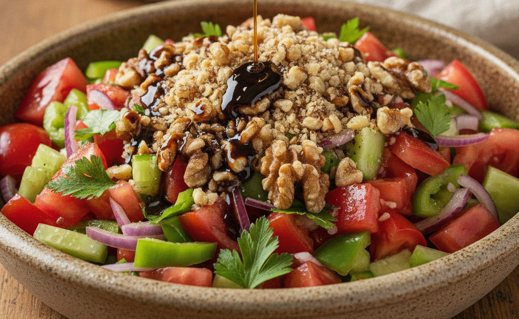 Gavurdağı Salatası Faydaları: Ceviz ve Nar Ekşisinin Sağlık Dolu Birlikteliği