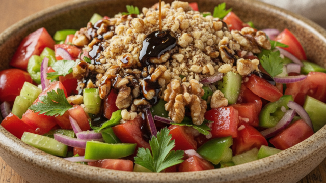 Gavurdağı Salatası Faydaları: Ceviz ve Nar Ekşisinin Sağlık Dolu Birlikteliği